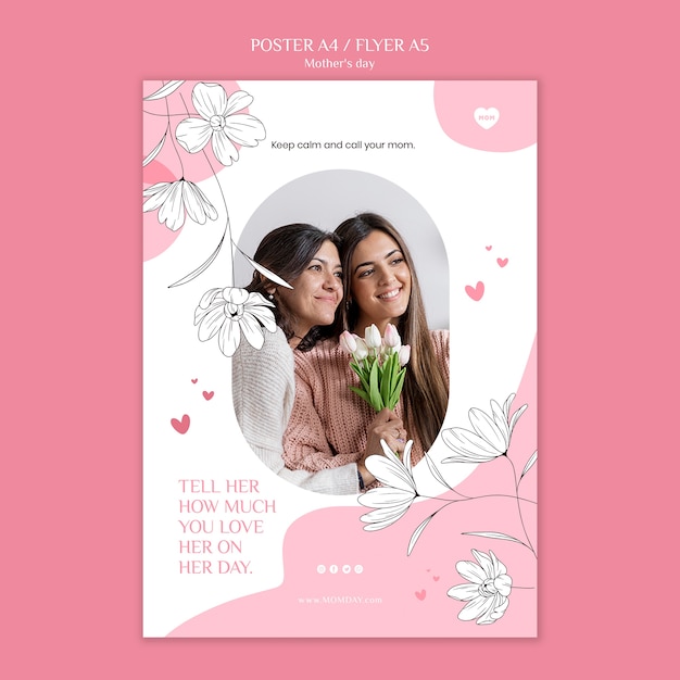 Free PSD mothers day template