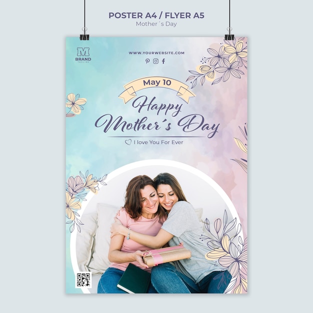 Free PSD mothers day template