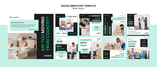 Move house social media post template