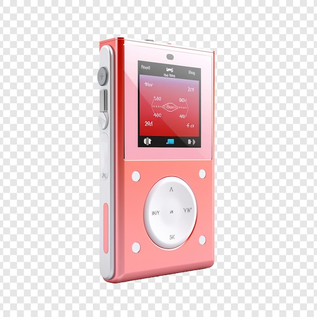 Mp3 Player Isolated on Transparent Background – Free Download