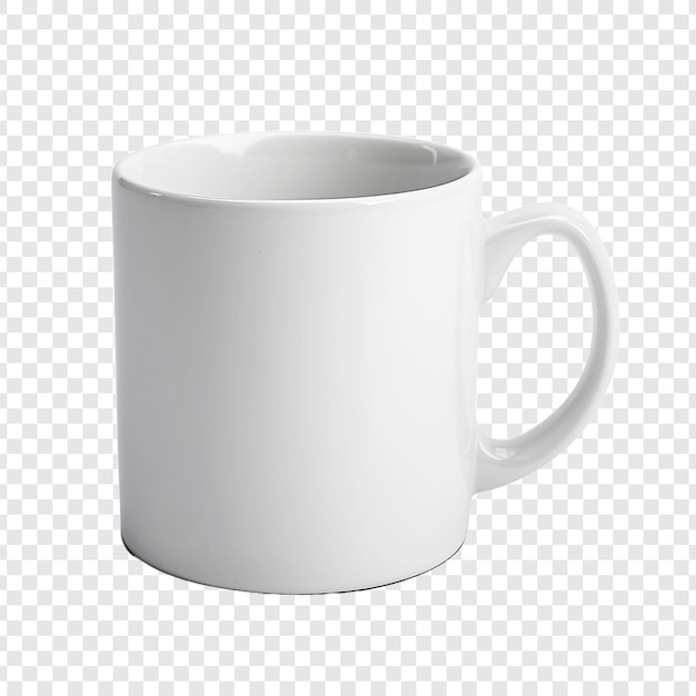 Free PSD mug isolated on transparent background