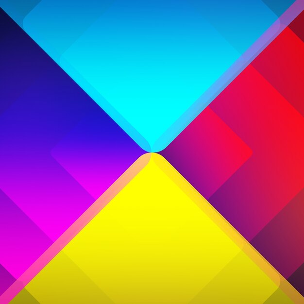 Multicolor triangles background