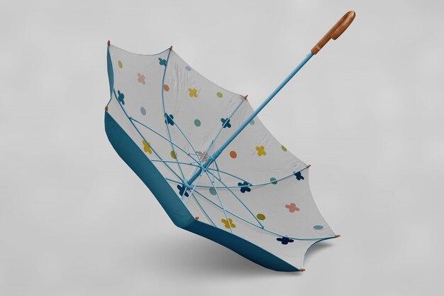 Download Premium PSD | Multicolor umbrella mock up