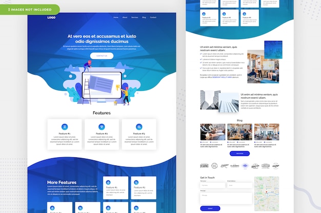 Multipurpose website page design