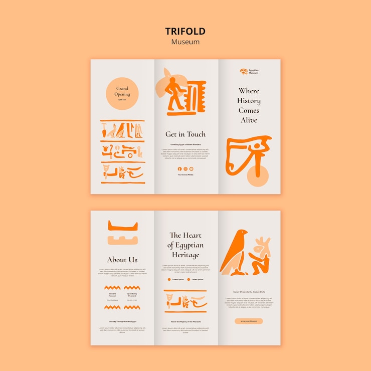 Free PSD museum  template design