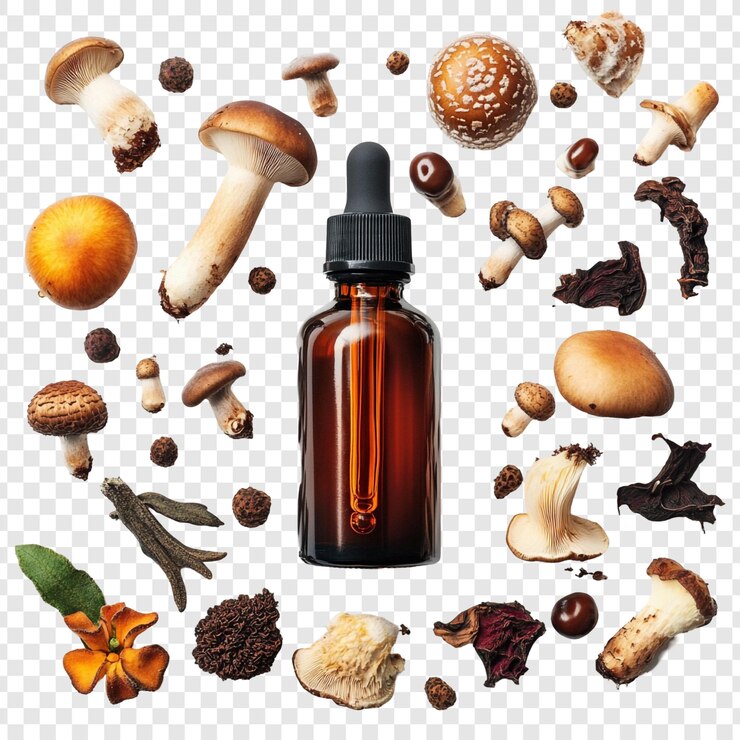 मुफ़्त PSD mushroom extract natures remedy in a bottle