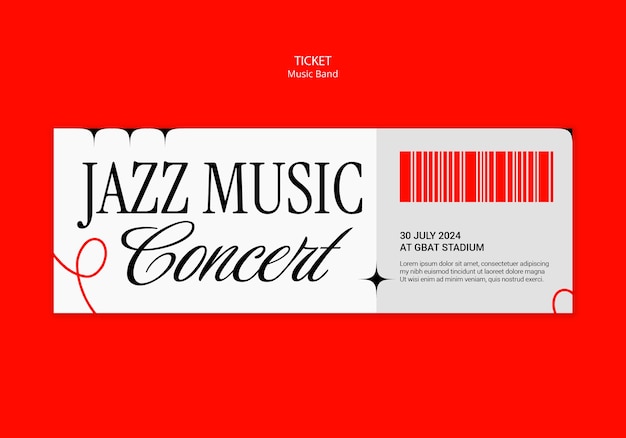 Music band festival template
