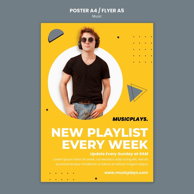 Music for everyone print template