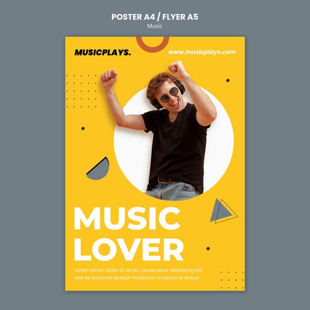 music for everyone print template