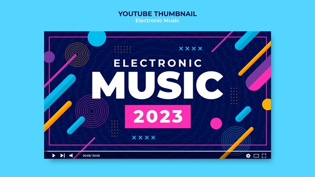 Music festival youtube thumbnail
