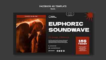 Free PSD music template design