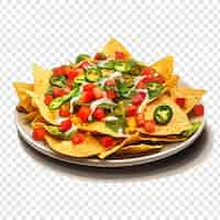 Free PSD nachos isolated on transparent background