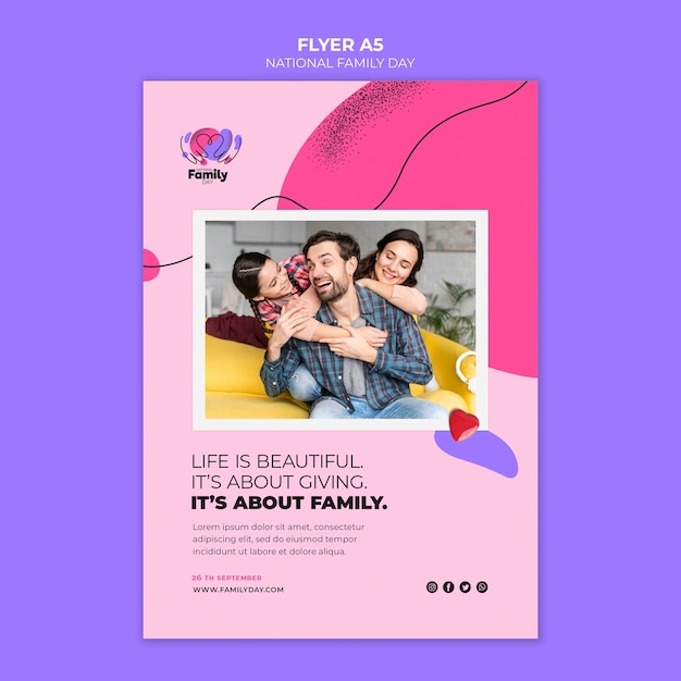 national family day flyer