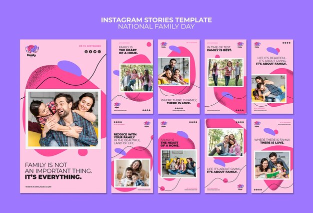 national family day instagram stories