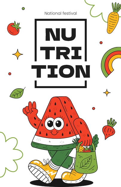 national nutrition week template design