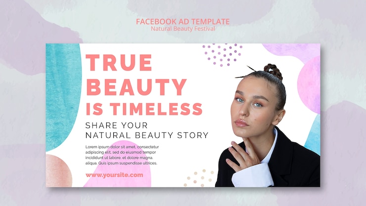 無料PSD 自然の美のフェスティバルのテンプレートデザイン