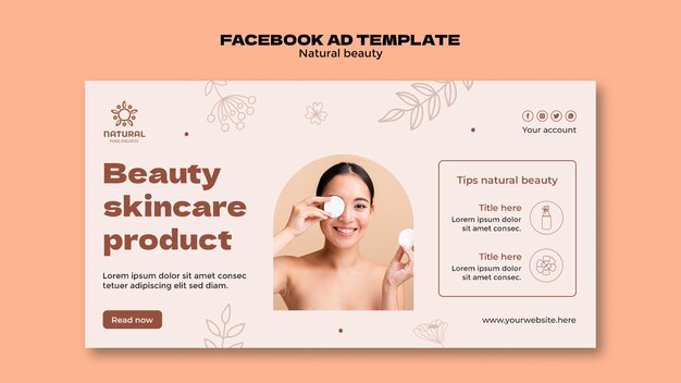 natural beauty template design