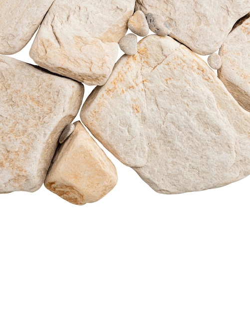 무료 PSD 고립 된 천연 돌