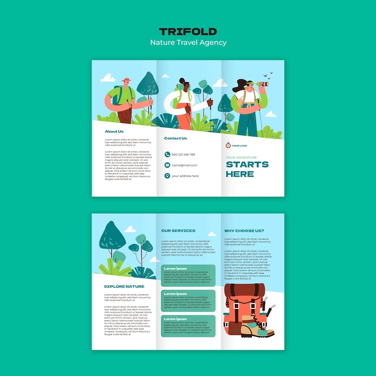 Free PSD nature activity template