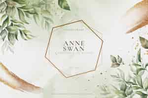 Free PSD nature background for logotype concept