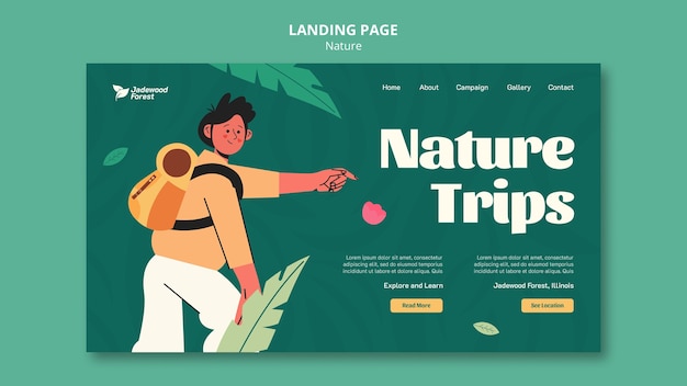 Nature template  design