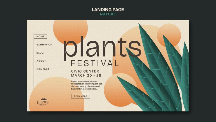 Free PSD nature  template design