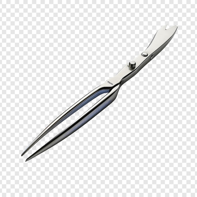 Needle nose pliers isolated on transparent background