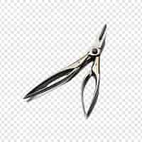 Free PSD needle nose pliers isolated on transparent background