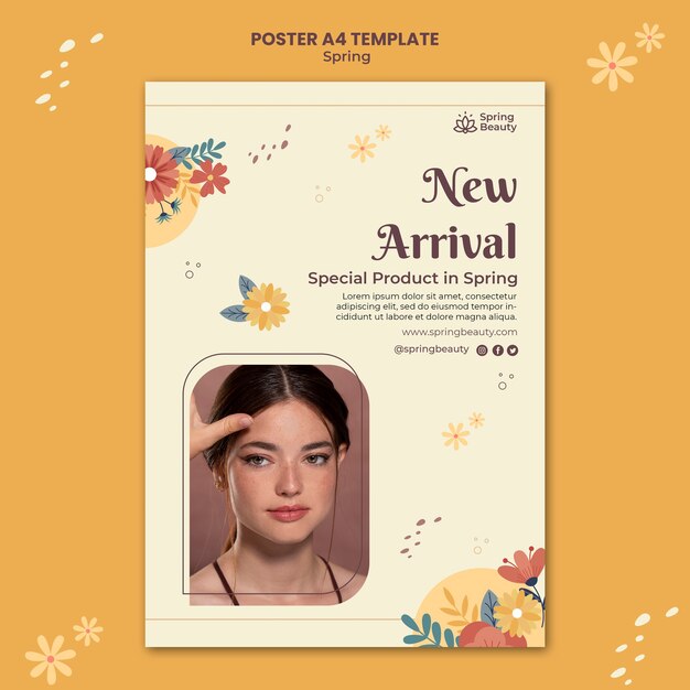 New arrival poster template