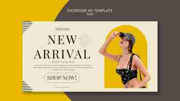 Free PSD new arrival sale template design