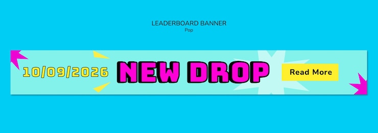 Free PSD new drop promotion banner