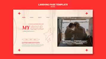 Free PSD new film web template