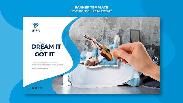 new house real estate banner