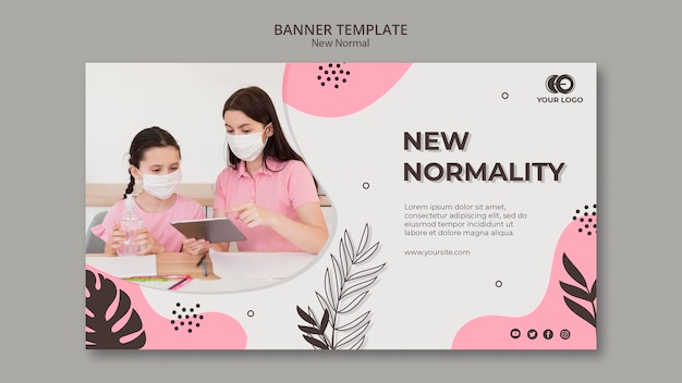 new normality banner template