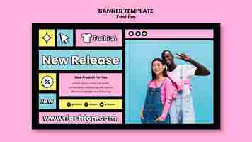 Free PSD new release fashion sale banner template