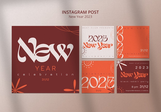 Mẫu Instagram Năm mới PSD là một bộ sưu tập chứa đầy sự đa dạng với hơn 9.000 mẫu PSD miễn phí cung cấp cho các nhà thiết kế sử dụng. Tất cả các mẫu đều có chất lượng cao và hoàn toàn miễn phí, giúp bạn dễ dàng nắm bắt được đúng style cho bài đăng của mình trong năm mới.