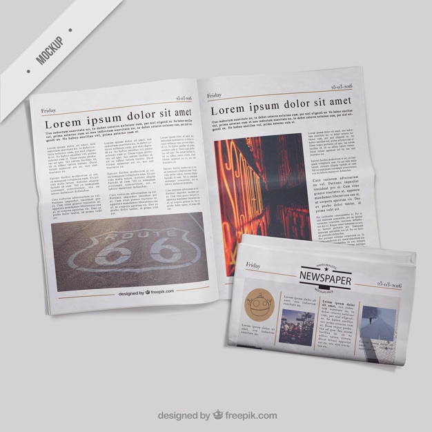 Newspaper mockups