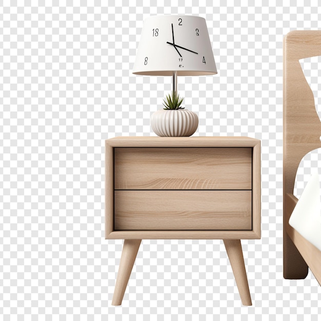 Nightstand isolated on transparent background