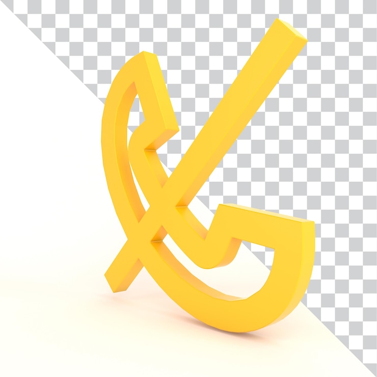 Free PSD no phone calls sign - 3d rendered yellow icon