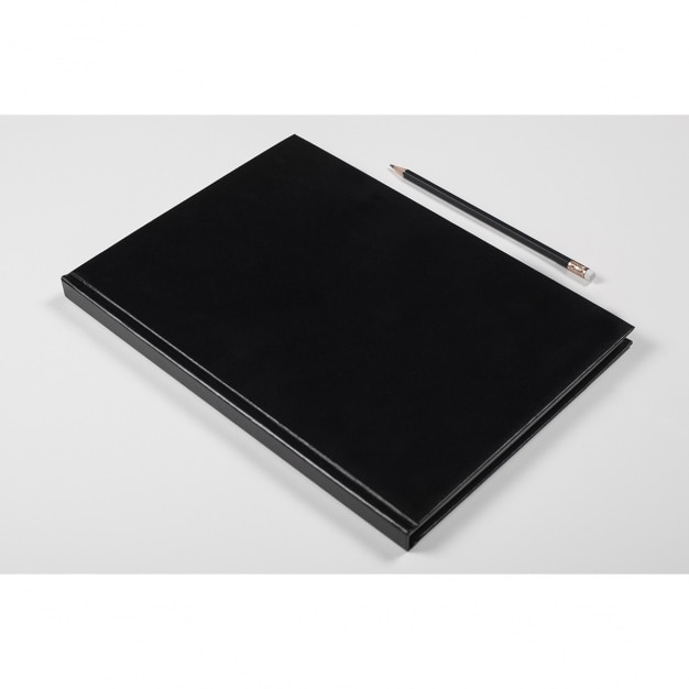 Free PSD notebook mock up design