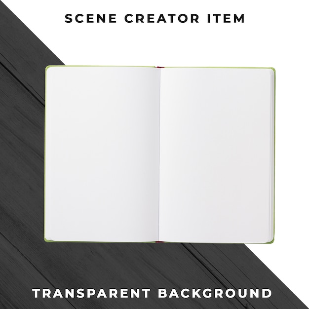 Notebook Object Transparent PSD – Free Download