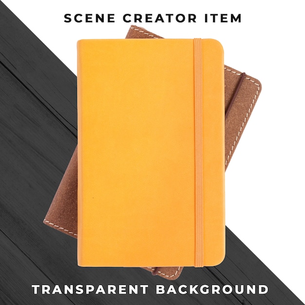 Notebook object transparent psd