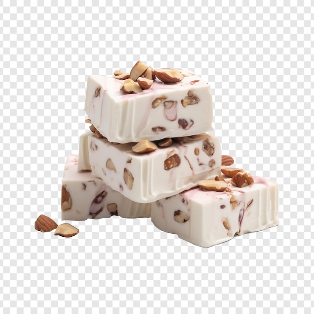 Free PSD nougat isolated on transparent background