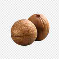 Free PSD nutmeg isolated on transparent background