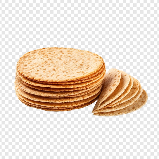 Free PSD oatcakes isolated on transparent background