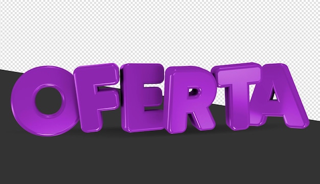 PSD gratuito offerta logo 3d per campagne pubblicitarie oferta