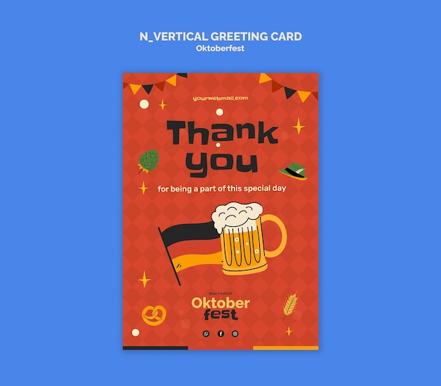 oktoberfest celebration template