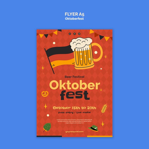 oktoberfest celebration template