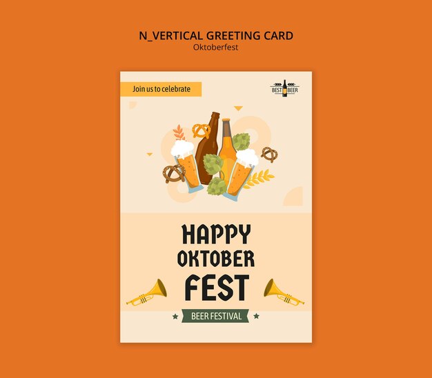 oktoberfest celebration template