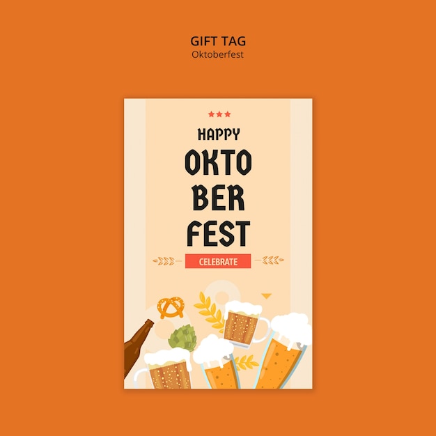 Oktoberfest celebration template